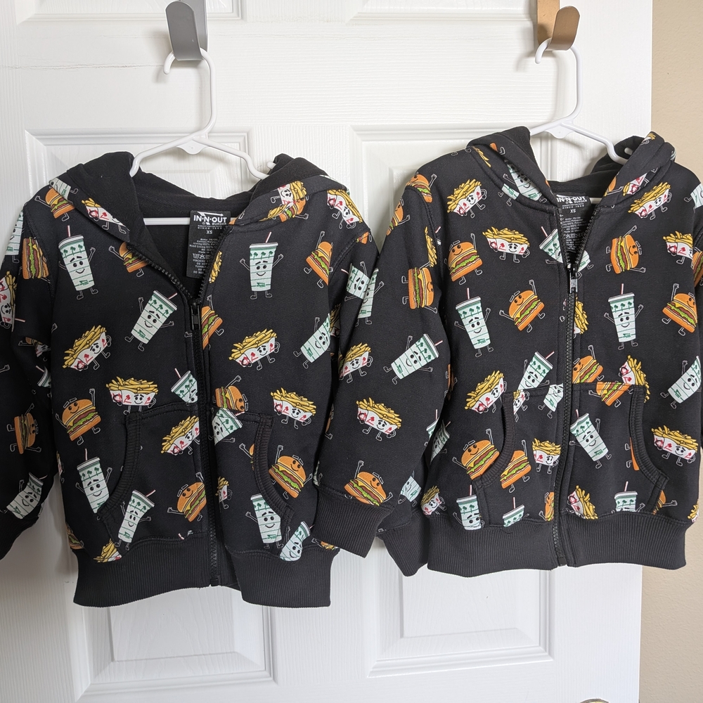 Nickelodeon Black Hoodie with Colorful Cartoon Print